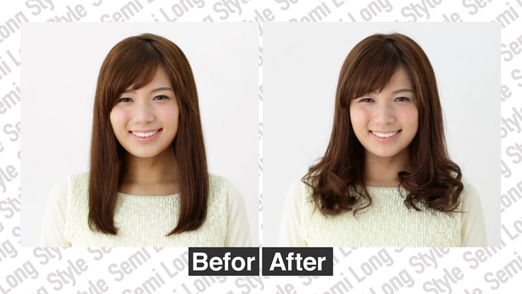 コードレスヘアアイロンBERENICE スタイリングムービー(セミロング Ver.)